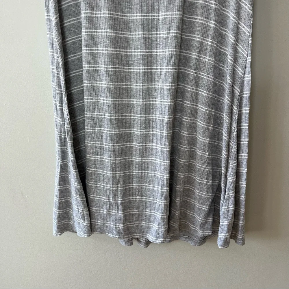 Mossimo Supply Co Striped Ribbed Crew Neck T-Shirt‎ Dress XL